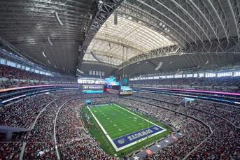 AT&T Stadium Home of The Dallas Cowboys, Luxury Bus Rentals